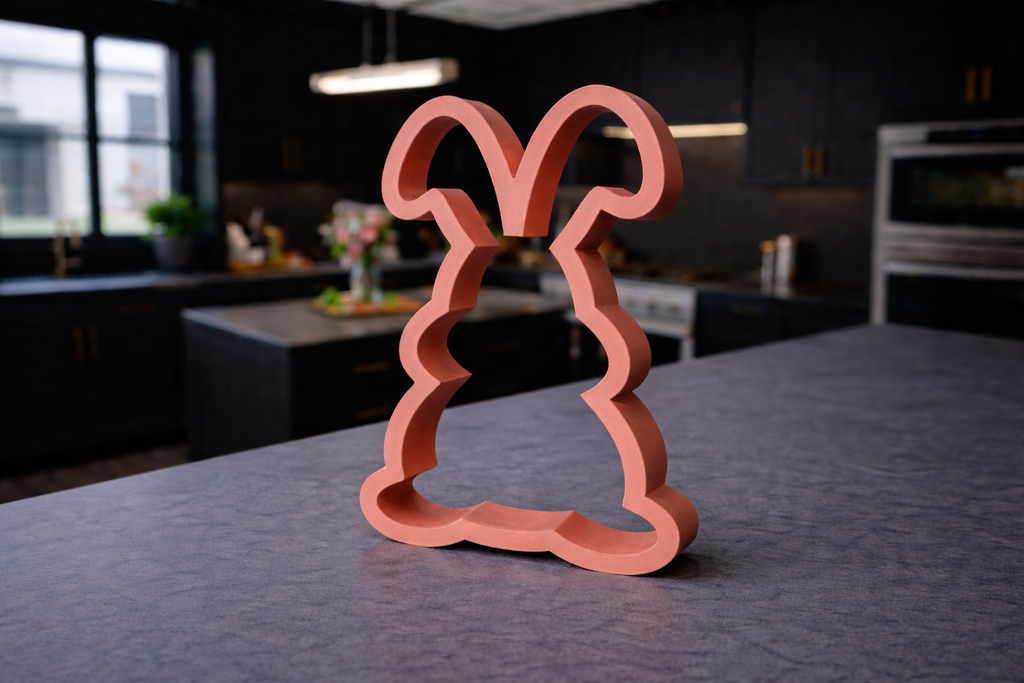 Moderne Hasen Skulptur – Minimalistische Osterdeko – v3