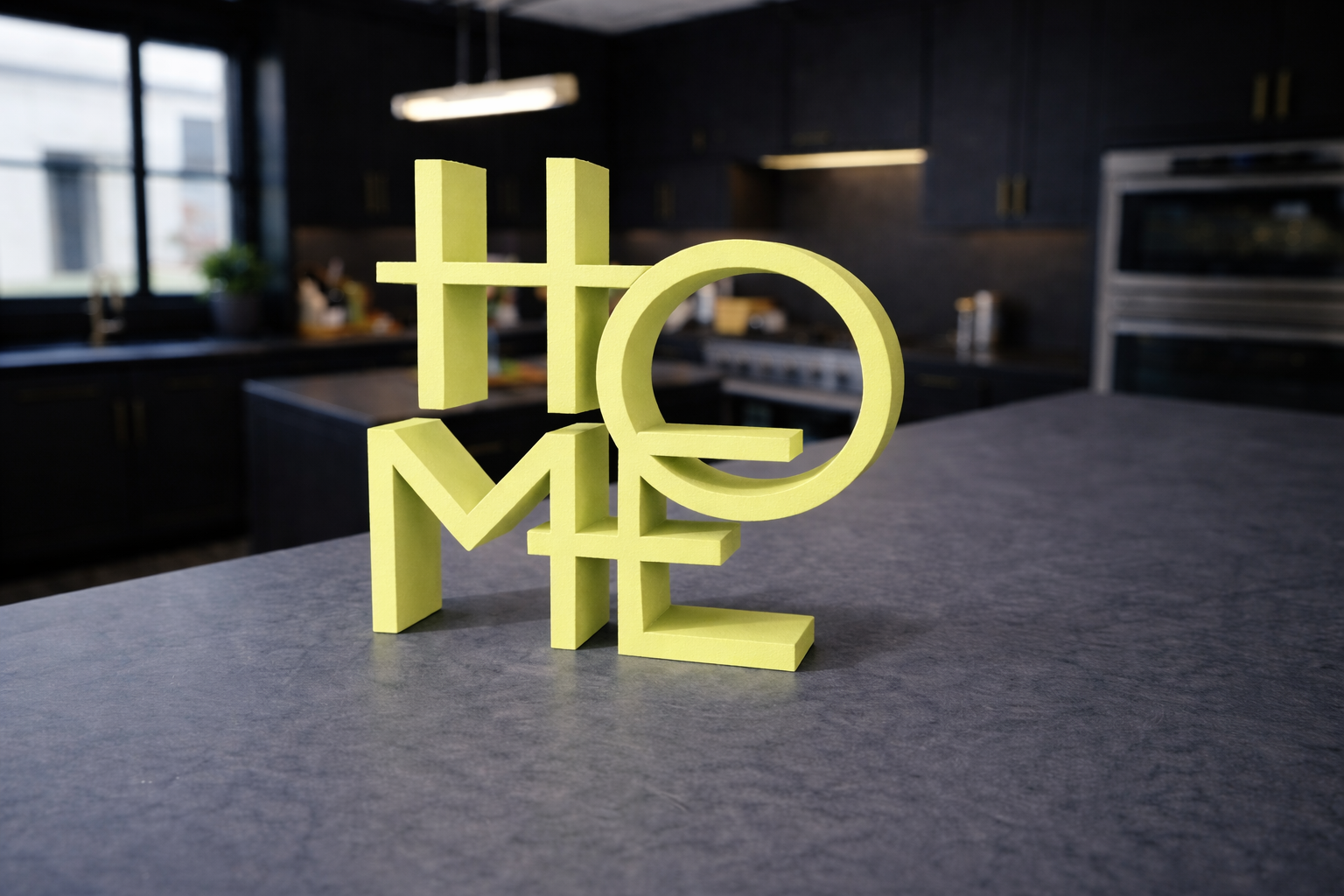 HOME Skulptur – Minimalistische Wohnraum-Deko