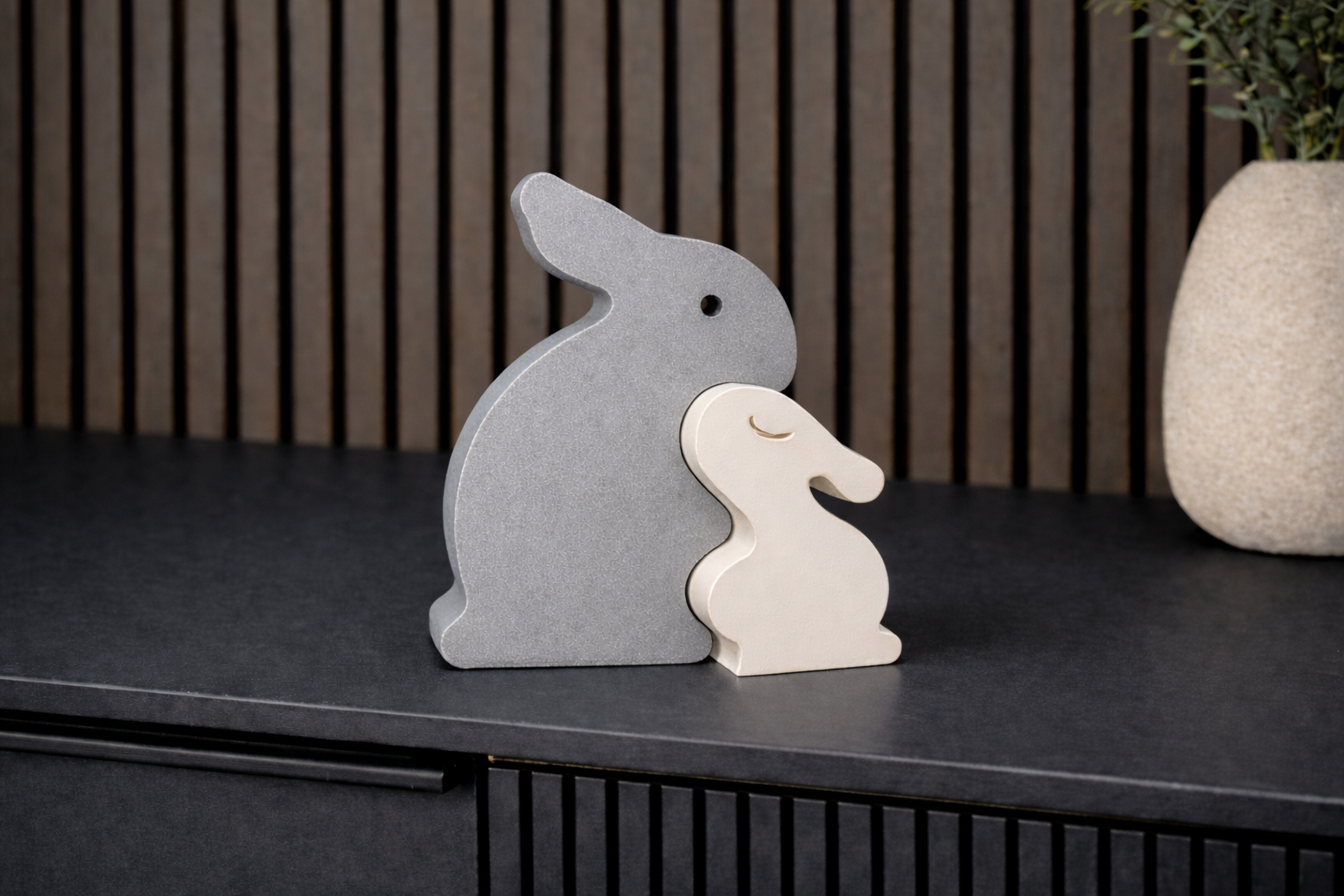 Hasen Skulptur – Modern & Dekorativ