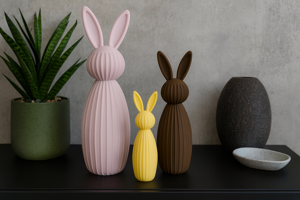 Moderne Osterhasen Deko – Minimalistische Osterdekoration