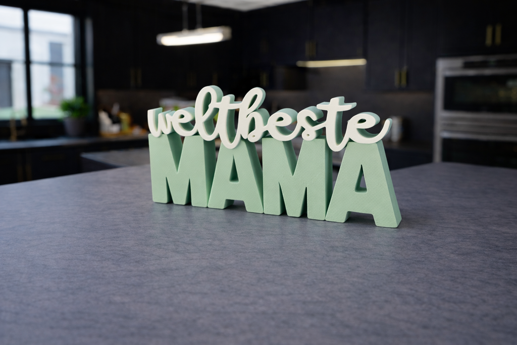 Weltbeste Mama Deko Schild – Geschenk für Mama