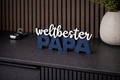 Weltbester Papa Deko Schild – Geschenk für Papa